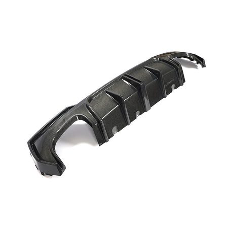 BMW G22 G23 carbon fiber rear diffuser rear angle product view
