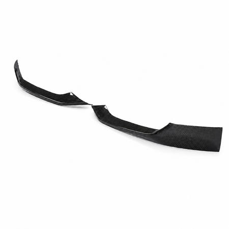 BMW G30 G31 LCI carbon fiber front lip weave detail