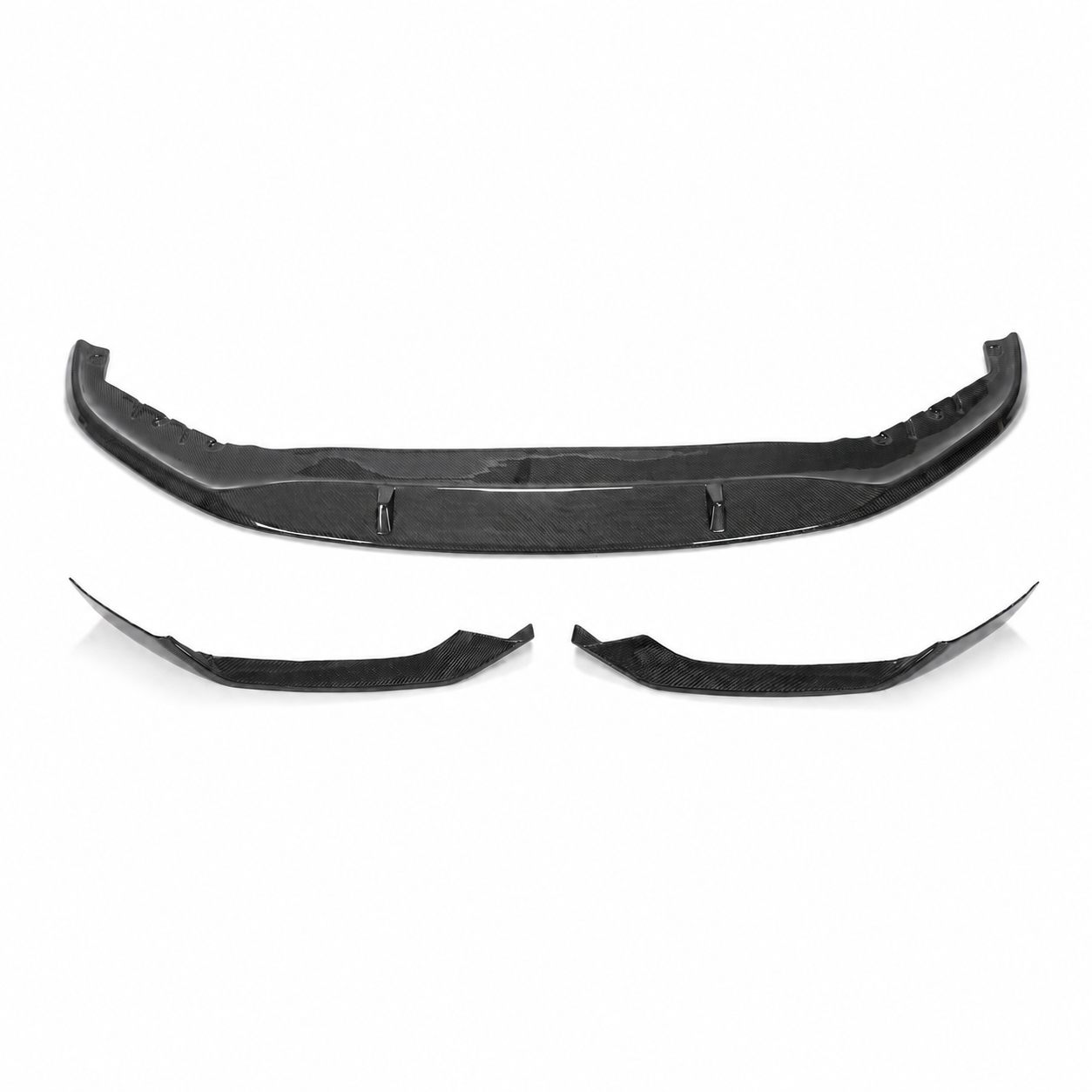 BMW G30 G31 LCI front bumper lip angle view
