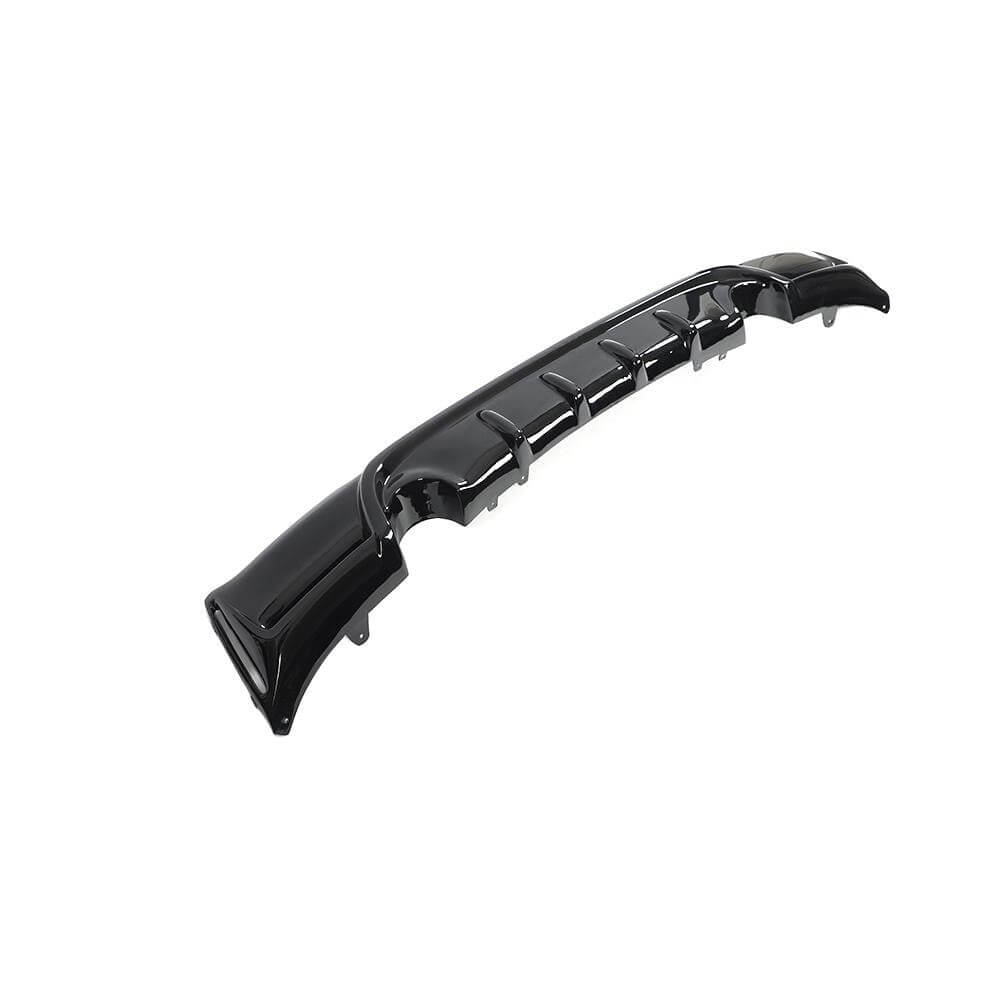 BMW M235i M240i rear valance diffuser angle view