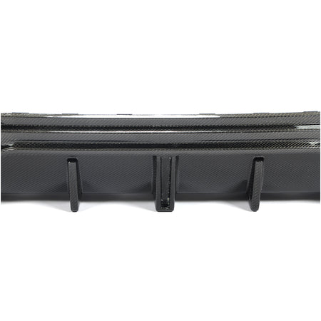 BMW M440i rear diffuser center fin detail
