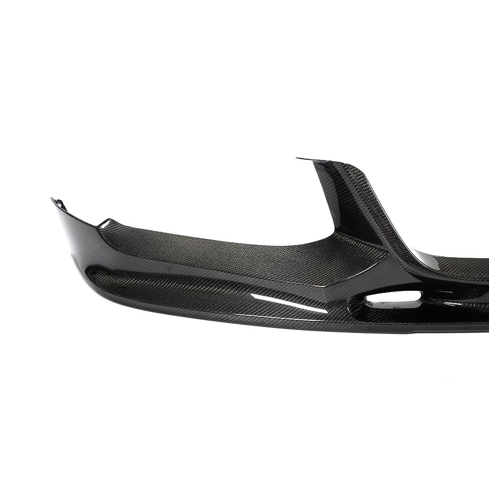 BMW M760i carbon fiber front lip side detail