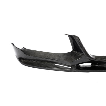 BMW M760i carbon fiber front lip side detail
