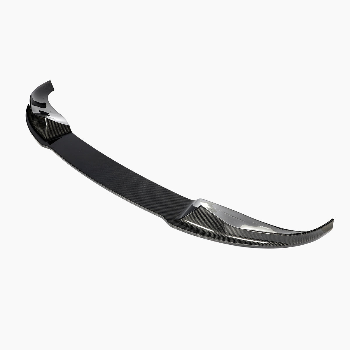 BMW X5 G05 carbon fiber front lip angle view