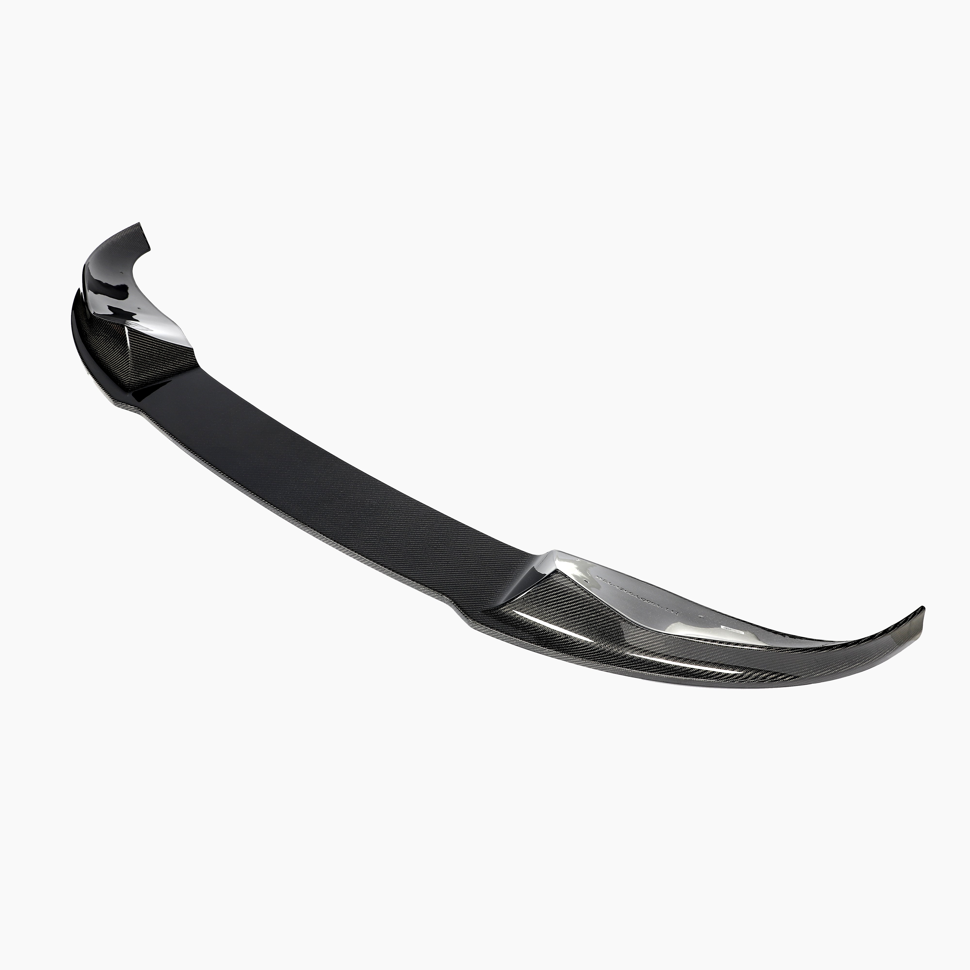 BMW X5 G05 carbon fiber front lip angle view