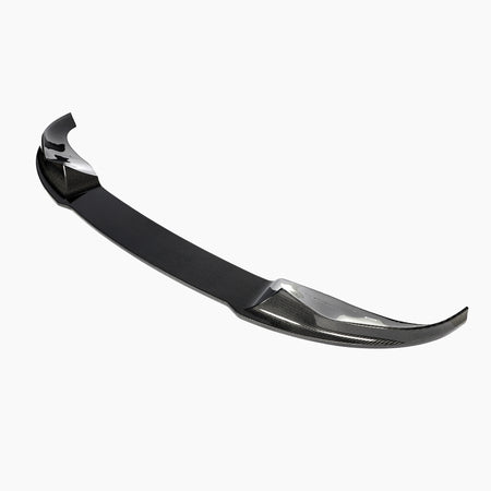 BMW X5 G05 carbon fiber front lip angle view