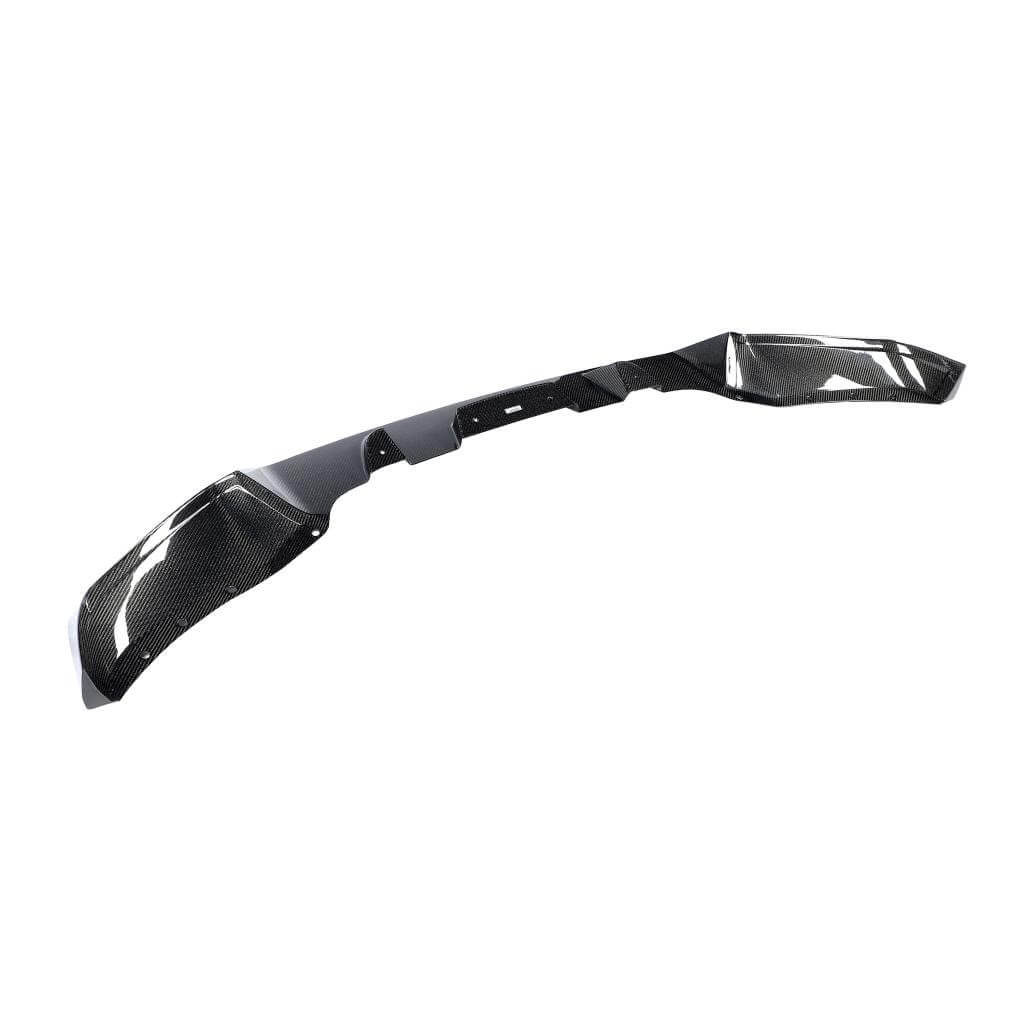 BMW X5 G05 LCI carbon fiber front lip front profile view