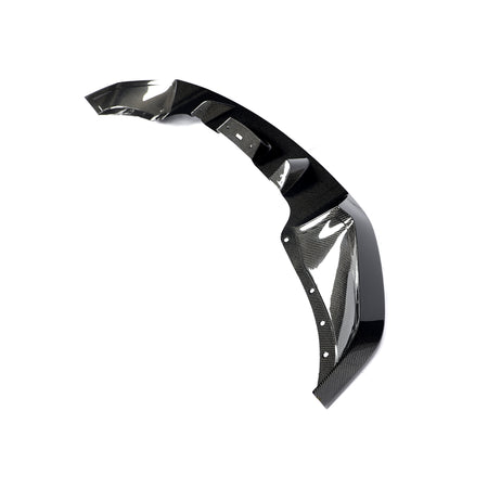 BMW X5 G05 LCI M-Sport carbon fiber front bumper lip side angle