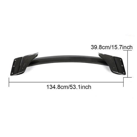BRZ Toyota 86 FR-S rear trunk spoiler size reference