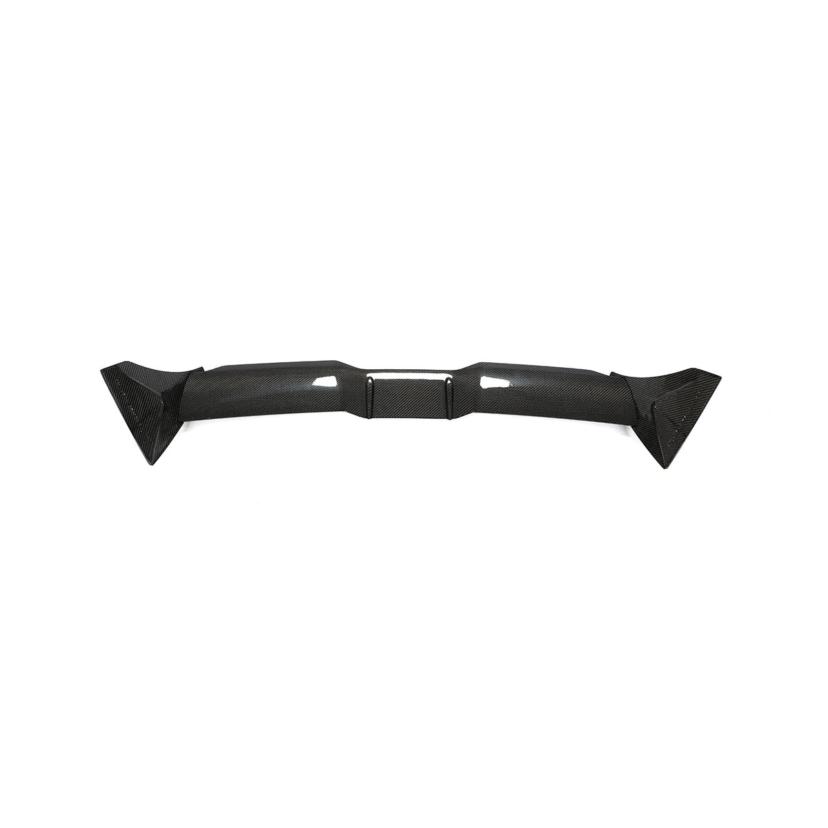 Golf 8 MK8 carbon fiber rear window spoiler front view