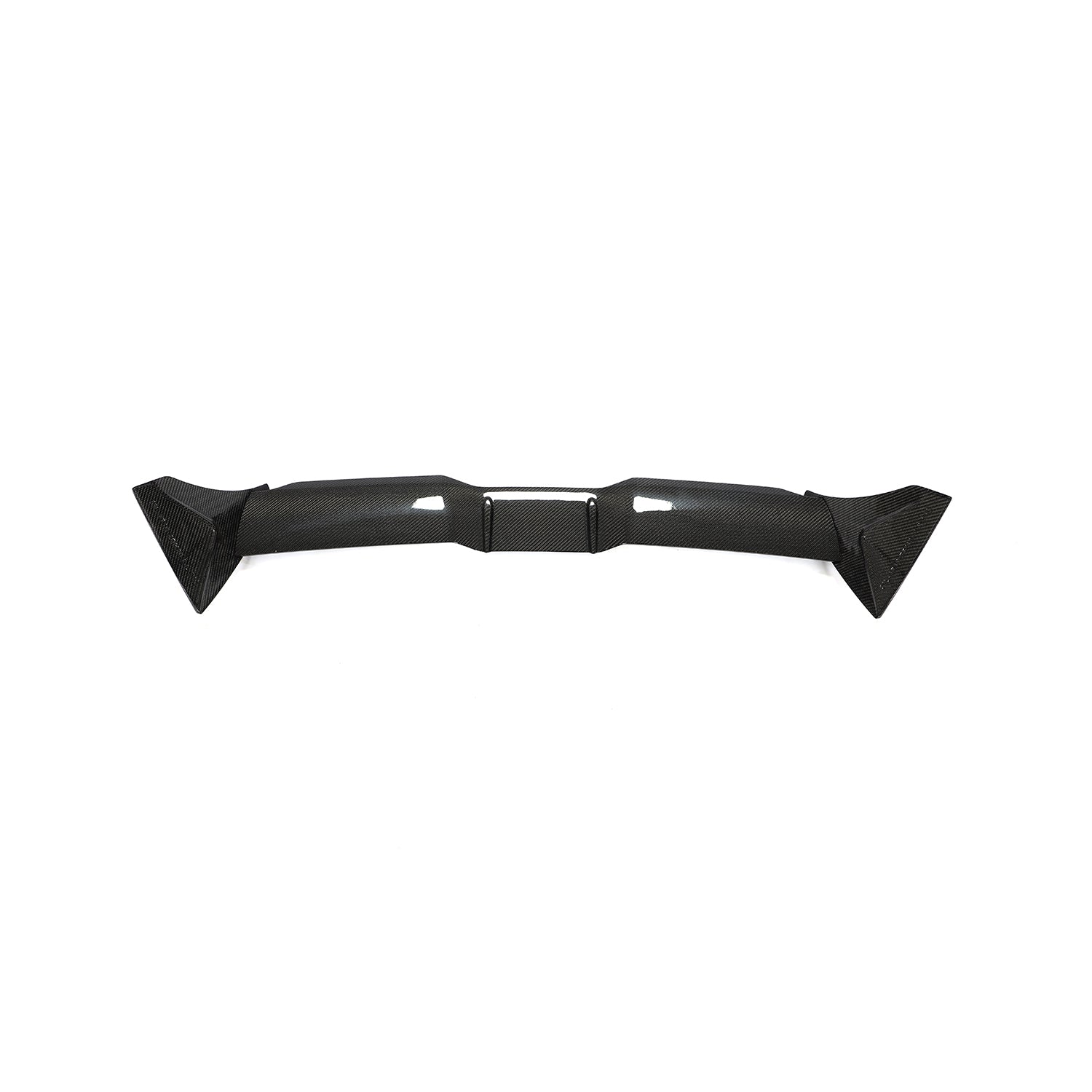 Golf 8 MK8 carbon fiber rear window spoiler front view