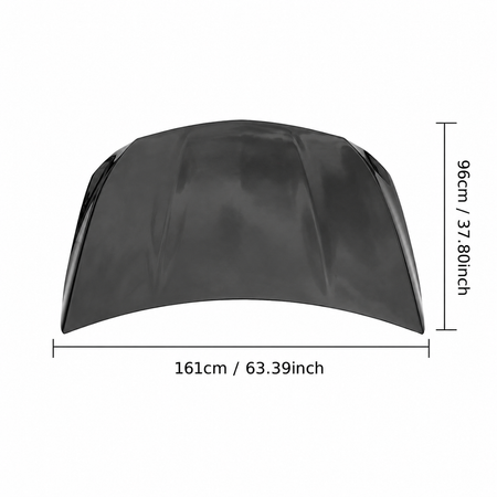 Mercedes Benz GLA Class X156 2014-2020 Engine Bonnet Hood Cover Carbon Fiber-Ahacarbon
