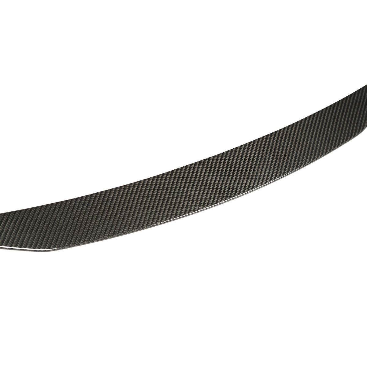 BMW X5M F85 rear middle spoiler gloss dry carbon weave detail