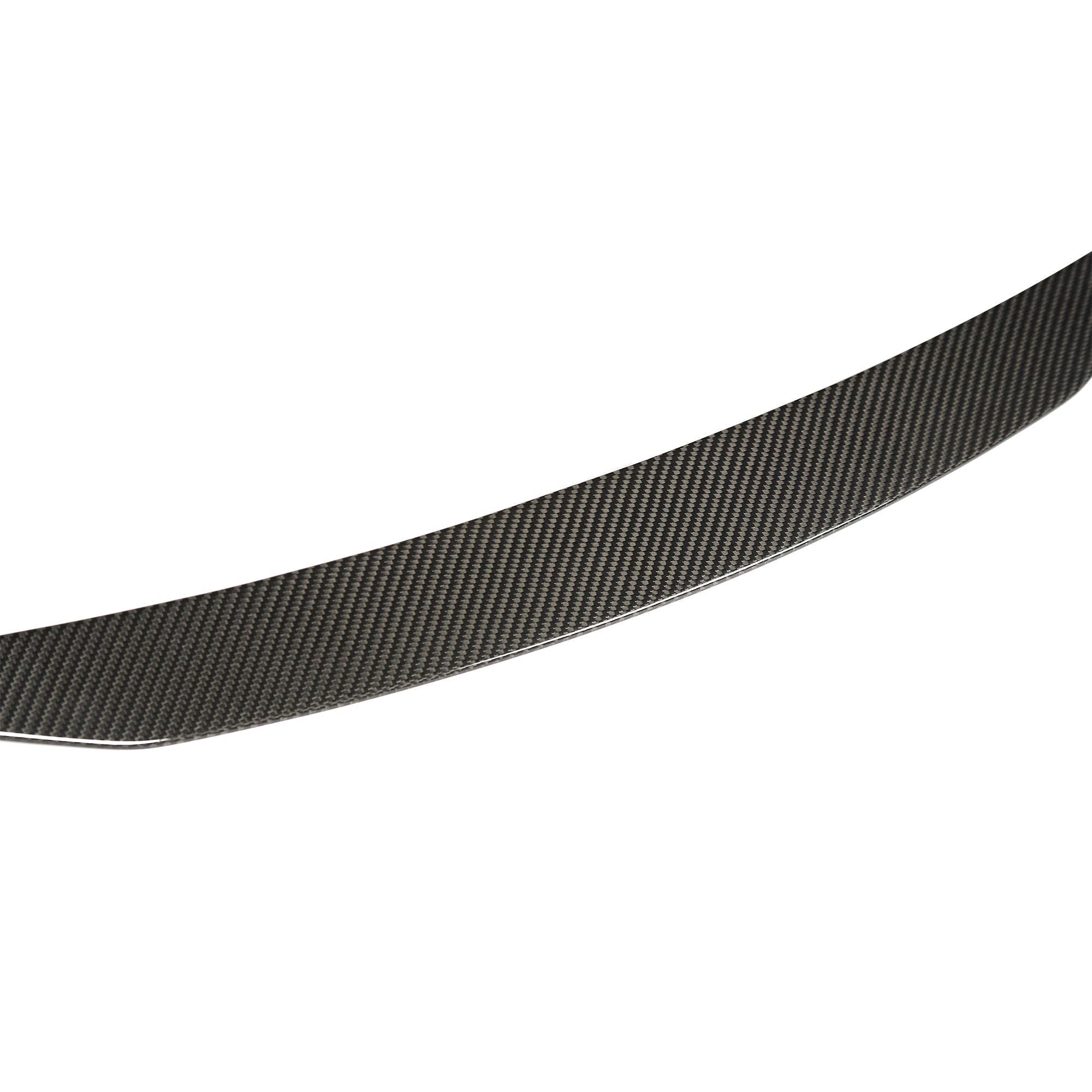 BMW X5M F85 rear middle spoiler gloss dry carbon weave detail