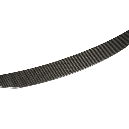 BMW X5M F85 rear middle spoiler gloss dry carbon weave detail