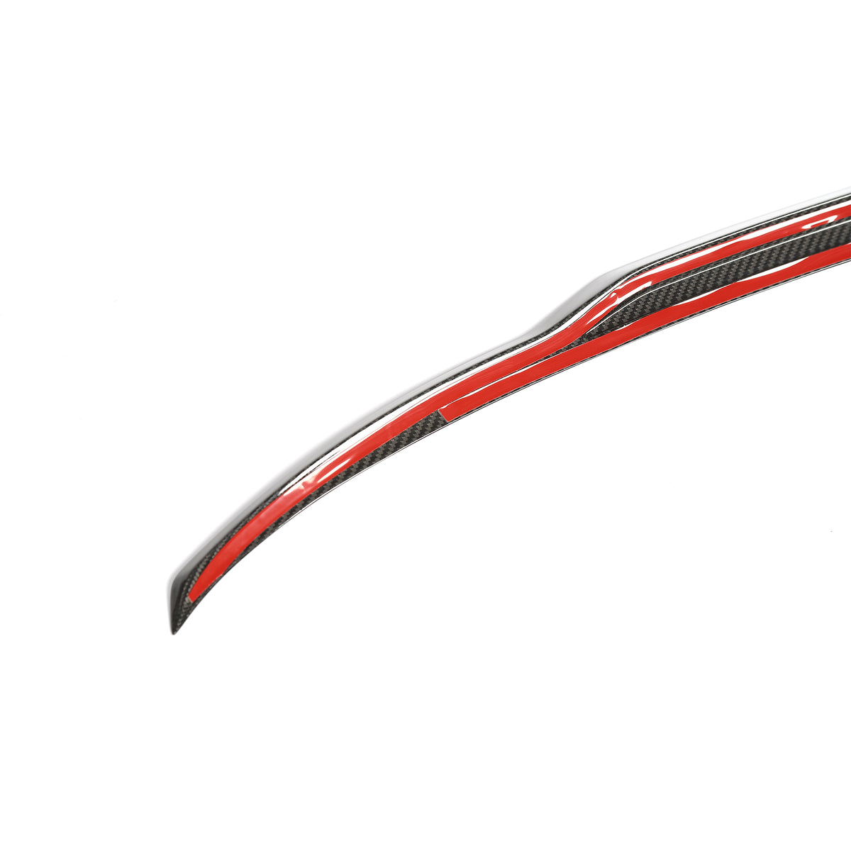 BMW X5 F15 dry carbon rear spoiler 3M tape installation surface 3