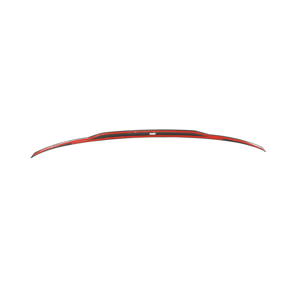 BMW X5 F15 dry carbon rear spoiler 3M tape installation surface