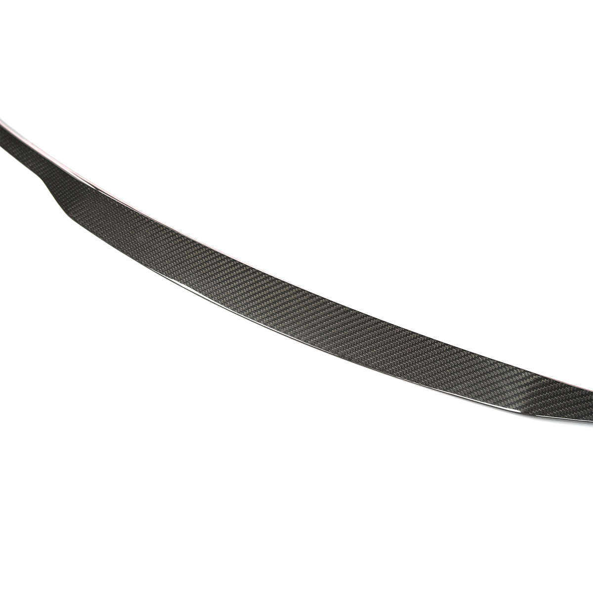 BMW X5M F85 rear middle spoiler gloss dry carbon weave detail 2