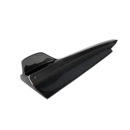 Mercedes C205 rear bumper vent flap carbon fiber close up