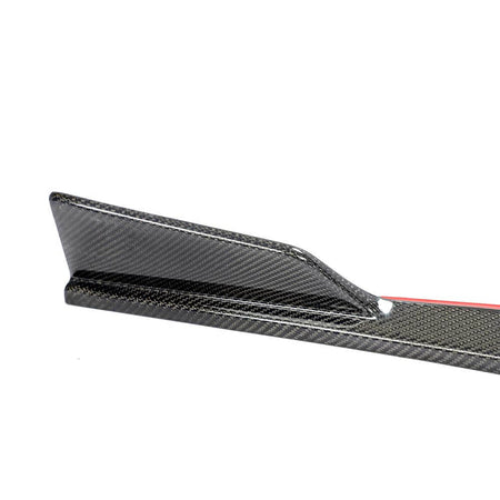 Infiniti Q50 side skirt extension end detail