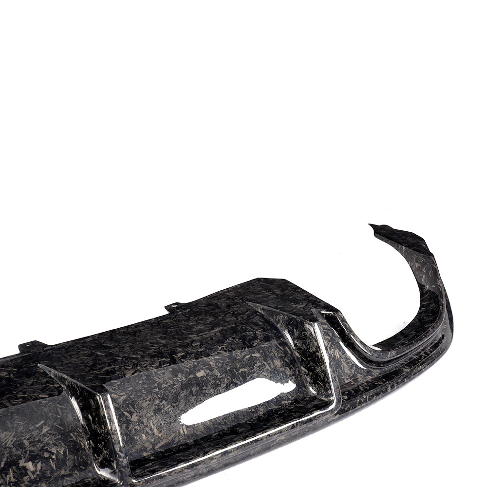 JC-HD072 Audi S5 B8.5 rear diffuser carbon fiber weave detail