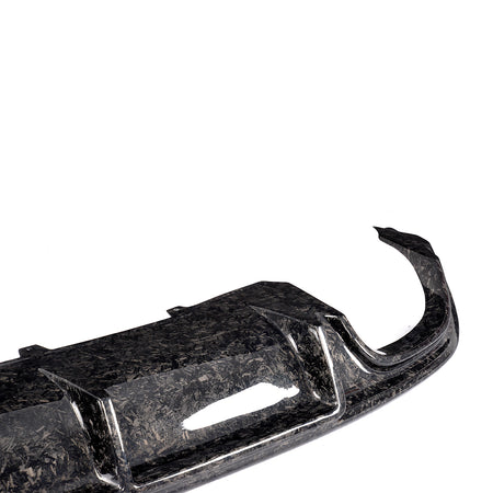 JC-HD072 Audi S5 B8.5 rear diffuser carbon fiber weave detail