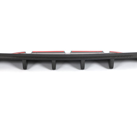 Kia Stinger carbon fiber rear diffuser center fin detail