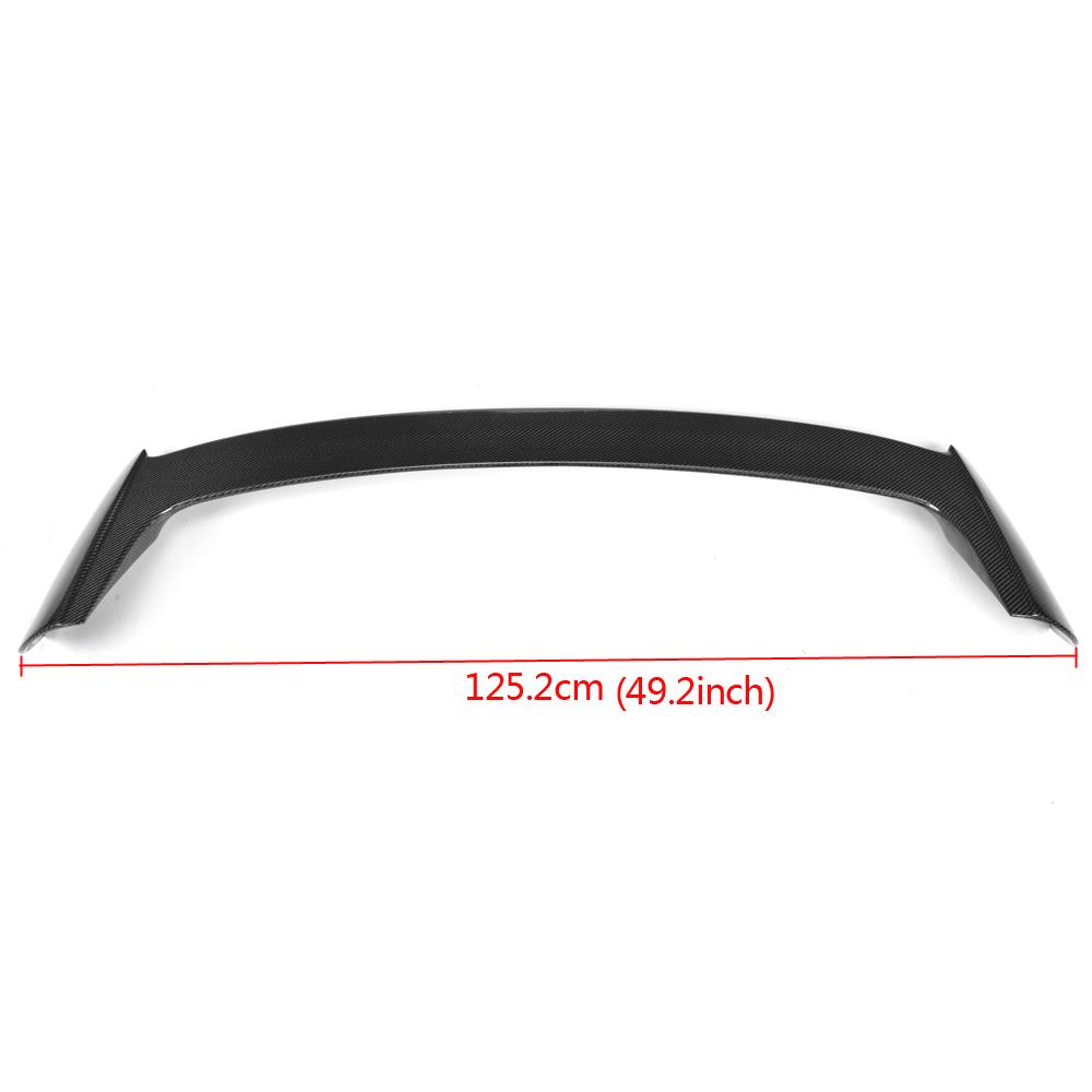 2014-2017 Mazda 3 Axela carbon fiber rear roof spoiler size guide 2