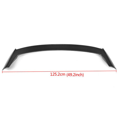 2014-2017 Mazda 3 Axela carbon fiber rear roof spoiler size guide 2