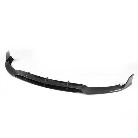 Mercedes C63 carbon fiber front lip angle view