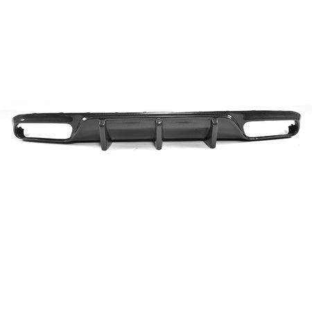 Mercedes C63 carbon fiber rear bumper diffuser front product view