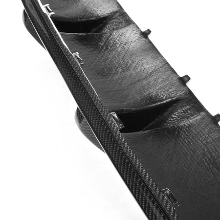 Mercedes C63 rear diffuser backside structure detail