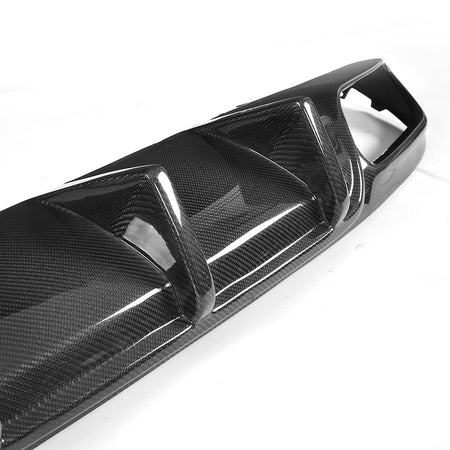 Mercedes C63 rear diffuser carbon fiber opening detail