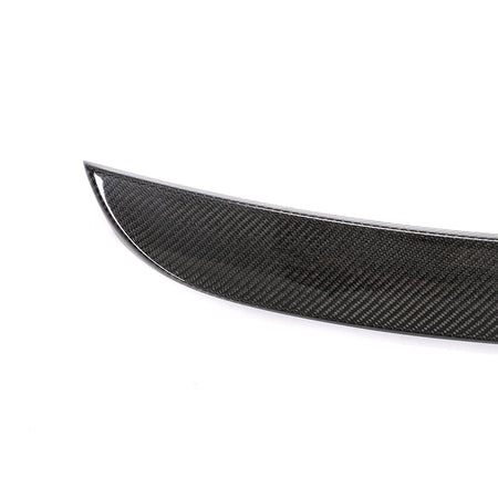 Porsche 987 Cayman carbon fiber rear spoiler weave detail