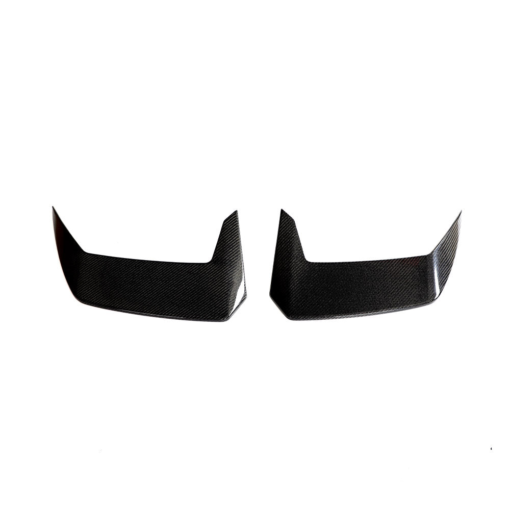 RS Q8 carbon fiber roof spoiler left and right side pieces