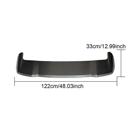 BMW X3 G01 carbon fiber rear roof spoiler dimensions