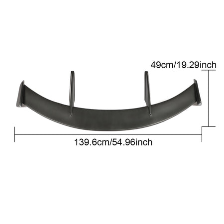2014-2019 Mazda 3 Axela GT rear roof wing size guide