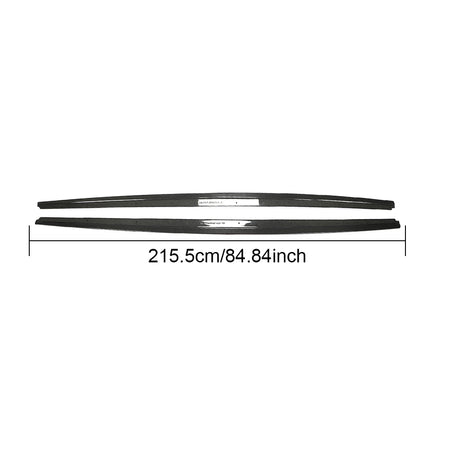 2012-2016 BMW F10 carbon fiber side skirt dimensions