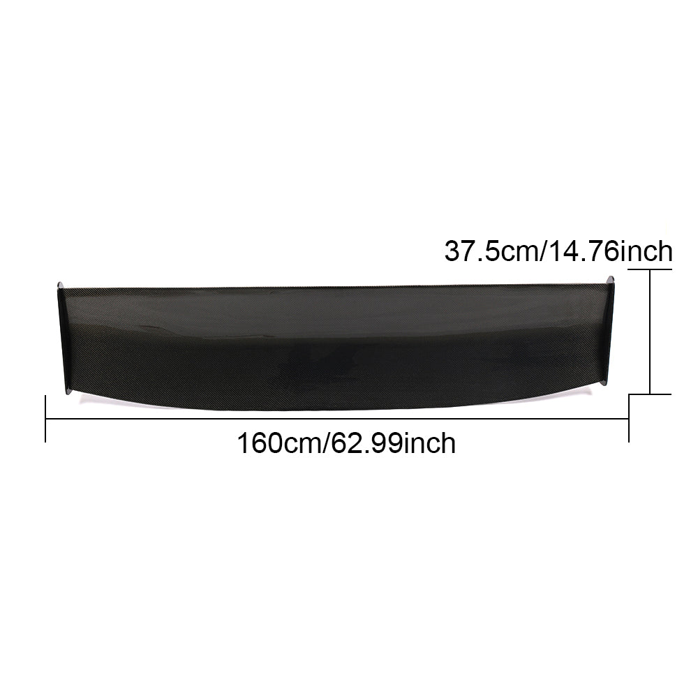 Subaru BRZ Toyota 86 carbon fiber rear wing spoiler size reference