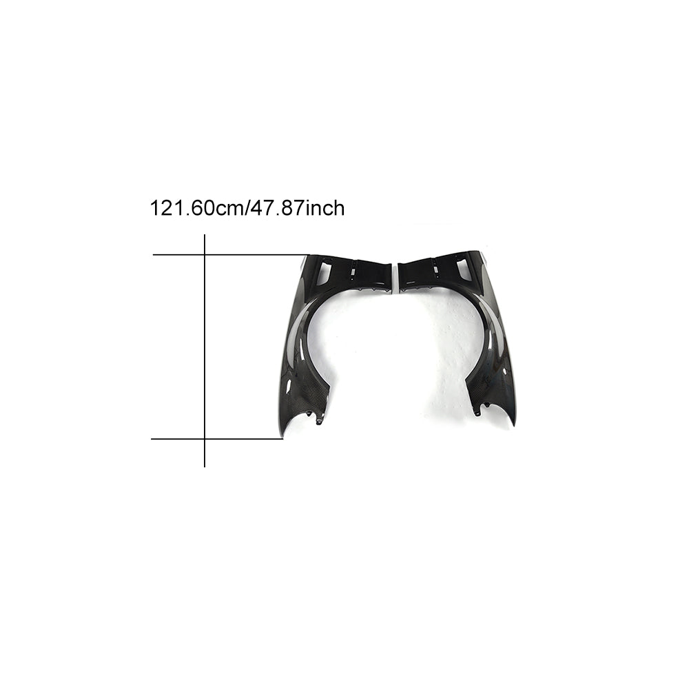 BMW E46 M3 carbon fiber front fender dimensions