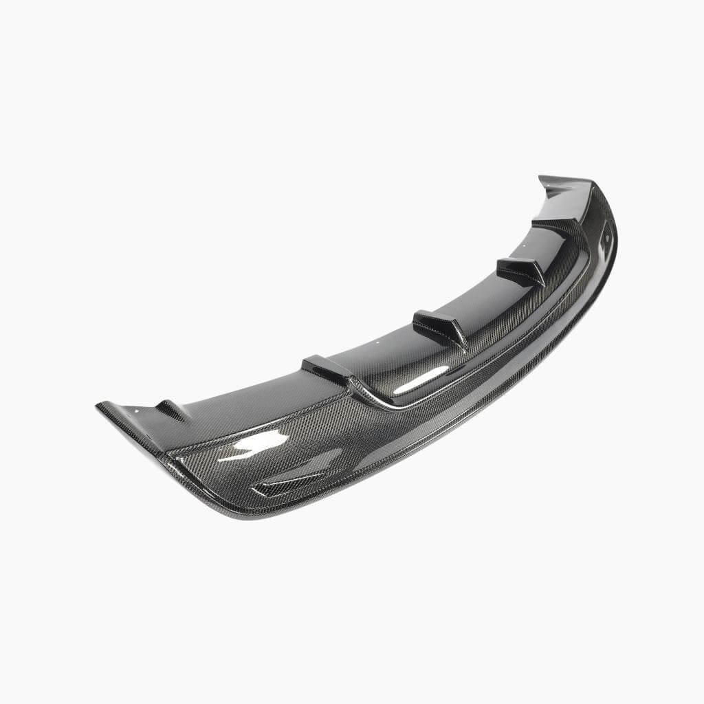 Tesla Model S rear bumper diffuser angle view
