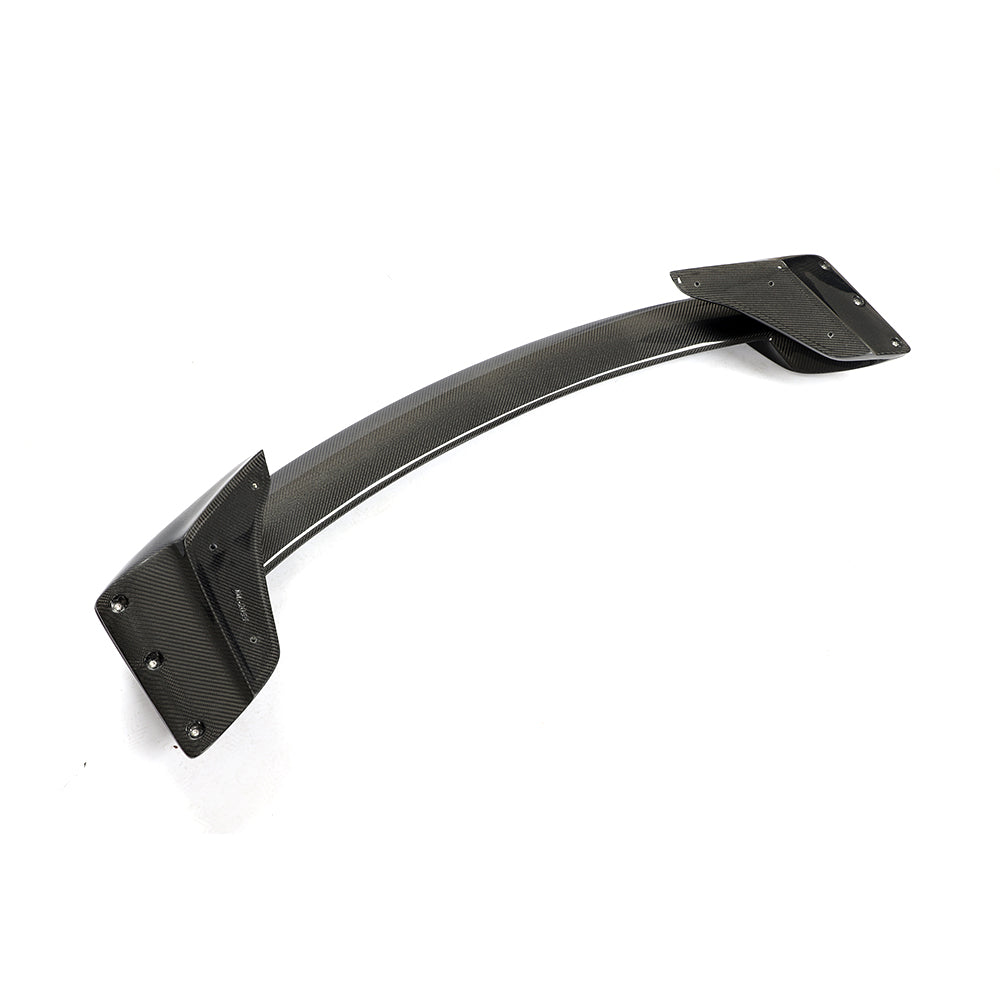 Toyota 86 carbon fiber trunk spoiler angle view