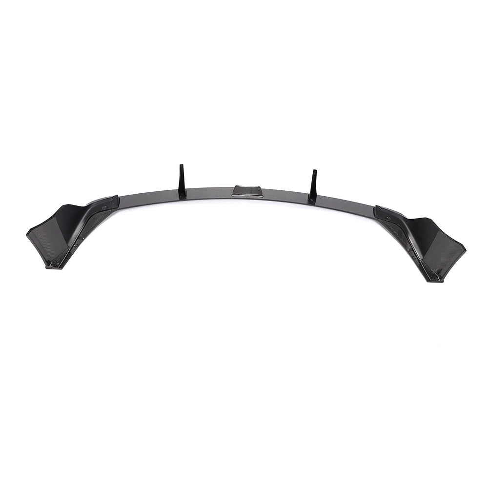 Toyota GR Supra A90 carbon fiber rear lip full width view