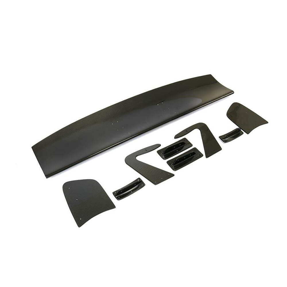 Universal Sedan Car Auto Carbon Fiber Rear Trunk Spoiler Boot Wing Lip-Ahacarbon