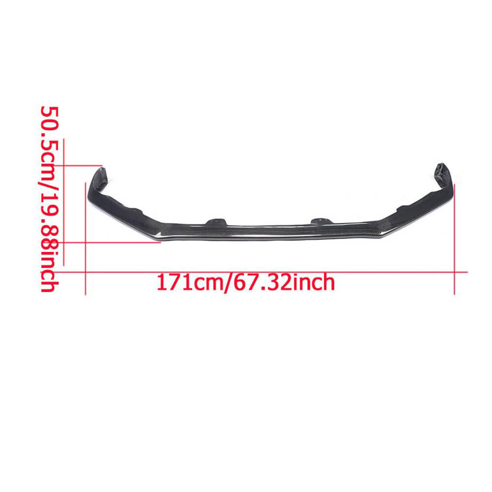 For Subaru BRZ 13-16 Toyota FT86 GT86 Scion FR-S 12-16 Carbon Fiber Front Bumper Lip Chin Spoiler-Ahacarbon
