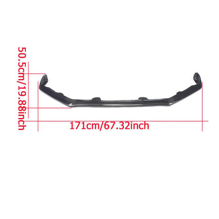 For Subaru BRZ 13-16 Toyota FT86 GT86 Scion FR-S 12-16 Carbon Fiber Front Bumper Lip Chin Spoiler-Ahacarbon