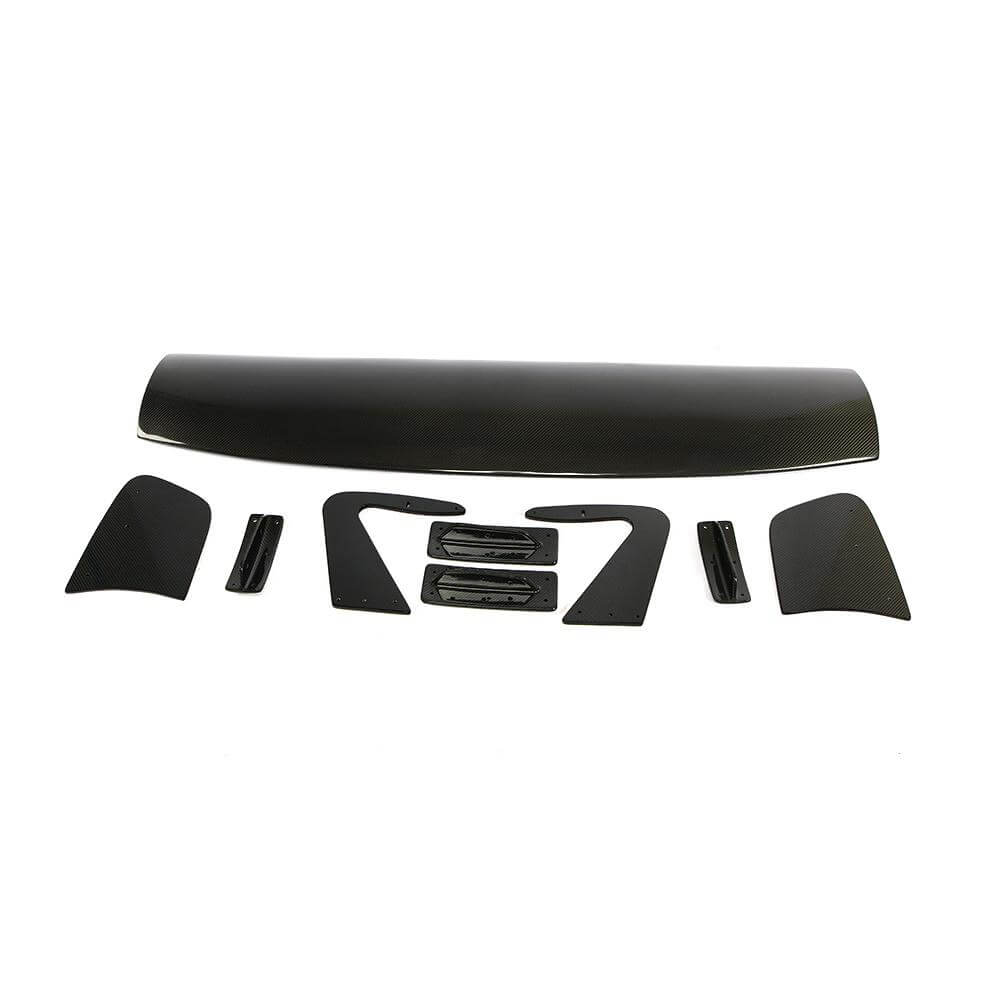 Universal Sedan Car Auto Carbon Fiber Rear Trunk Spoiler Boot Wing Lip-Ahacarbon