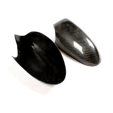 For BMW 1 Series E81 E87 E82 E88 2-Door 3-Door 5-Door Pre-LCI 05-08 Carbon Fiber Side Rearview Mirror Cover Caps Pair-Ahacarbon