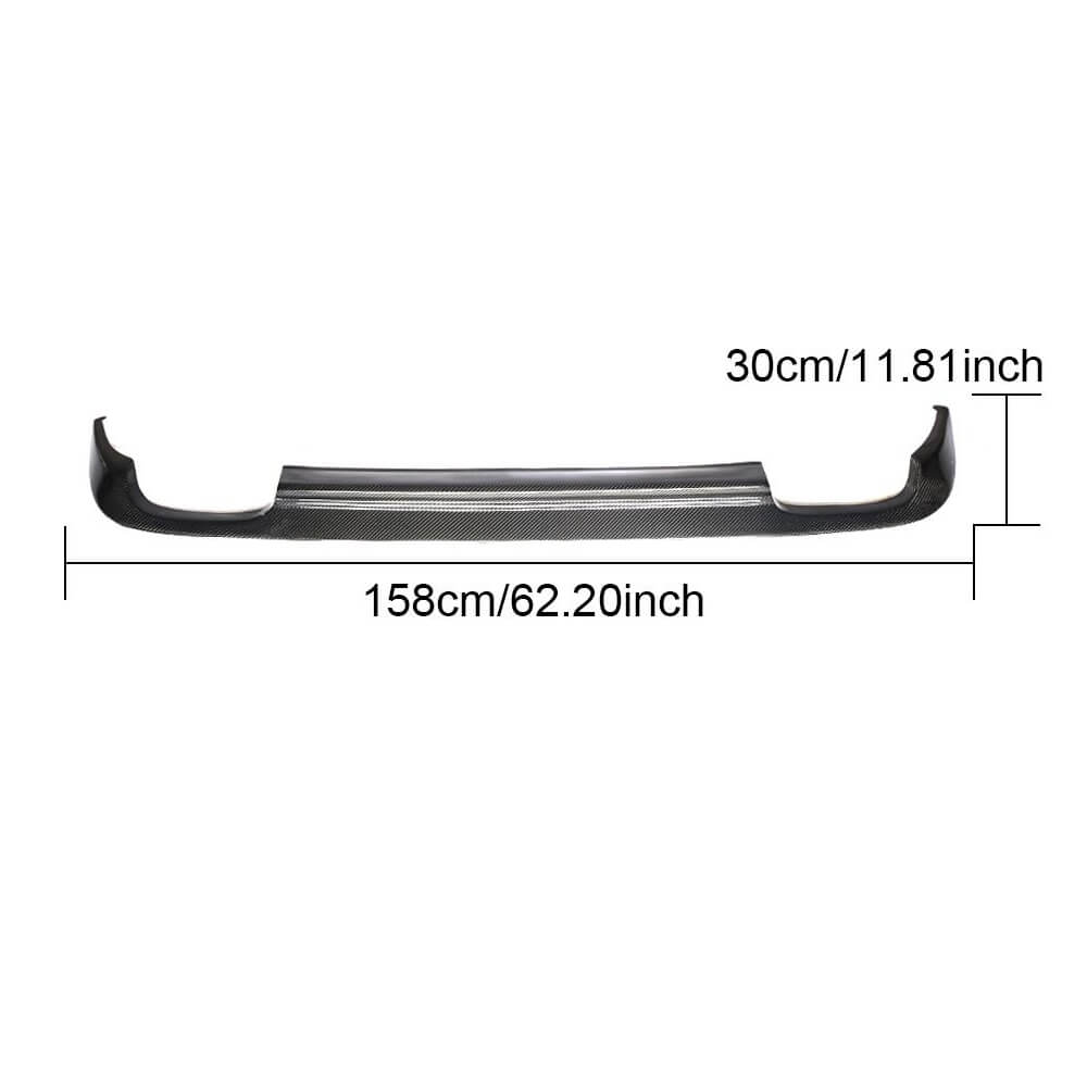 Mercedes Benz W212 Carbon Fiber Rear Bumper Diffuser | Exterior Mods