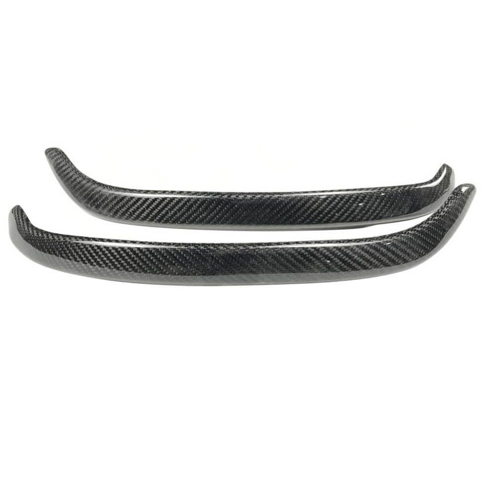 For Mercedes Benz Smart Fortwo 16-19 Carbon Fiber Headlight Eyebrows Lamp Eyelids-Ahacarbon